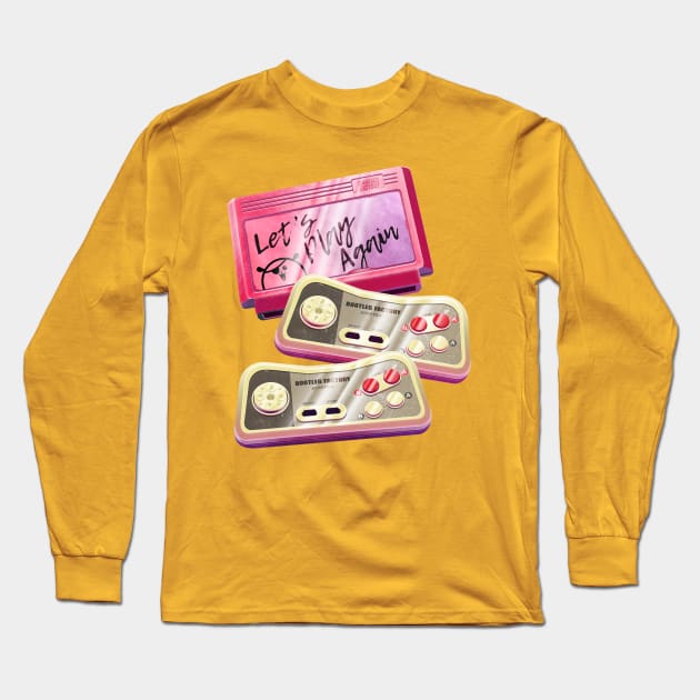 Let's Play Again Long Sleeve T-Shirt by Bootleg Factory